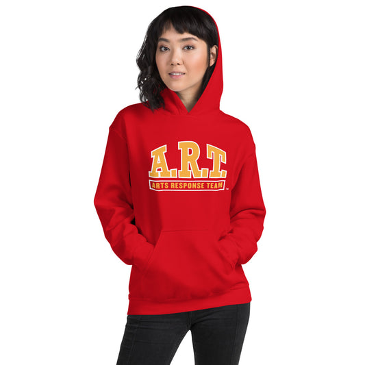 A.R.T. Red & Gold Unisex Hoodie