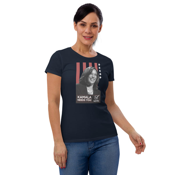 KAMALA NEEDS YOU! Women's Short Sleeve T-Shirt