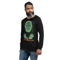 TAKE TWO "Green Head & Hands" Unisex Long Sleeve Tee