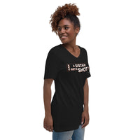 Can A Sistah Get A Shot?! V-Neck T-Shirt