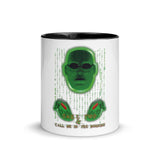 TAKE TWO "Green Head & Hands" Mug
